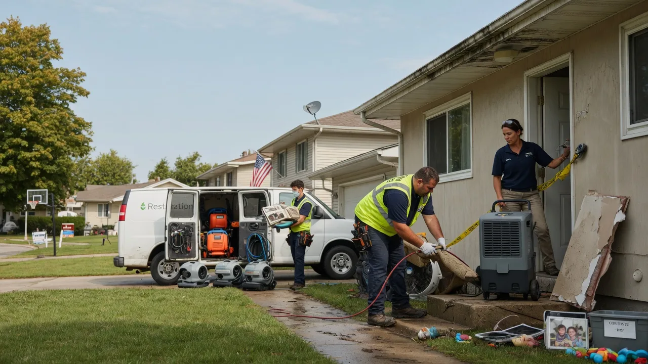 Water Damage Restoration in Milford, IN near me